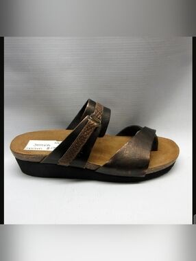Naot Sandals Women Jessica in Copper and Brown Sz 39